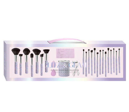 Blingy Pearl Glitz & Glam | 26pc Essentials Collection Brush Set