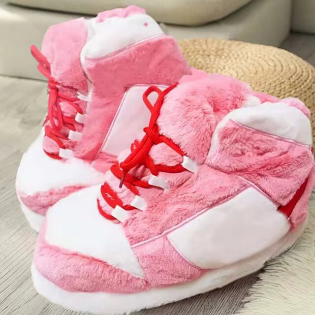 Cozy Cartoon Plush Slippers